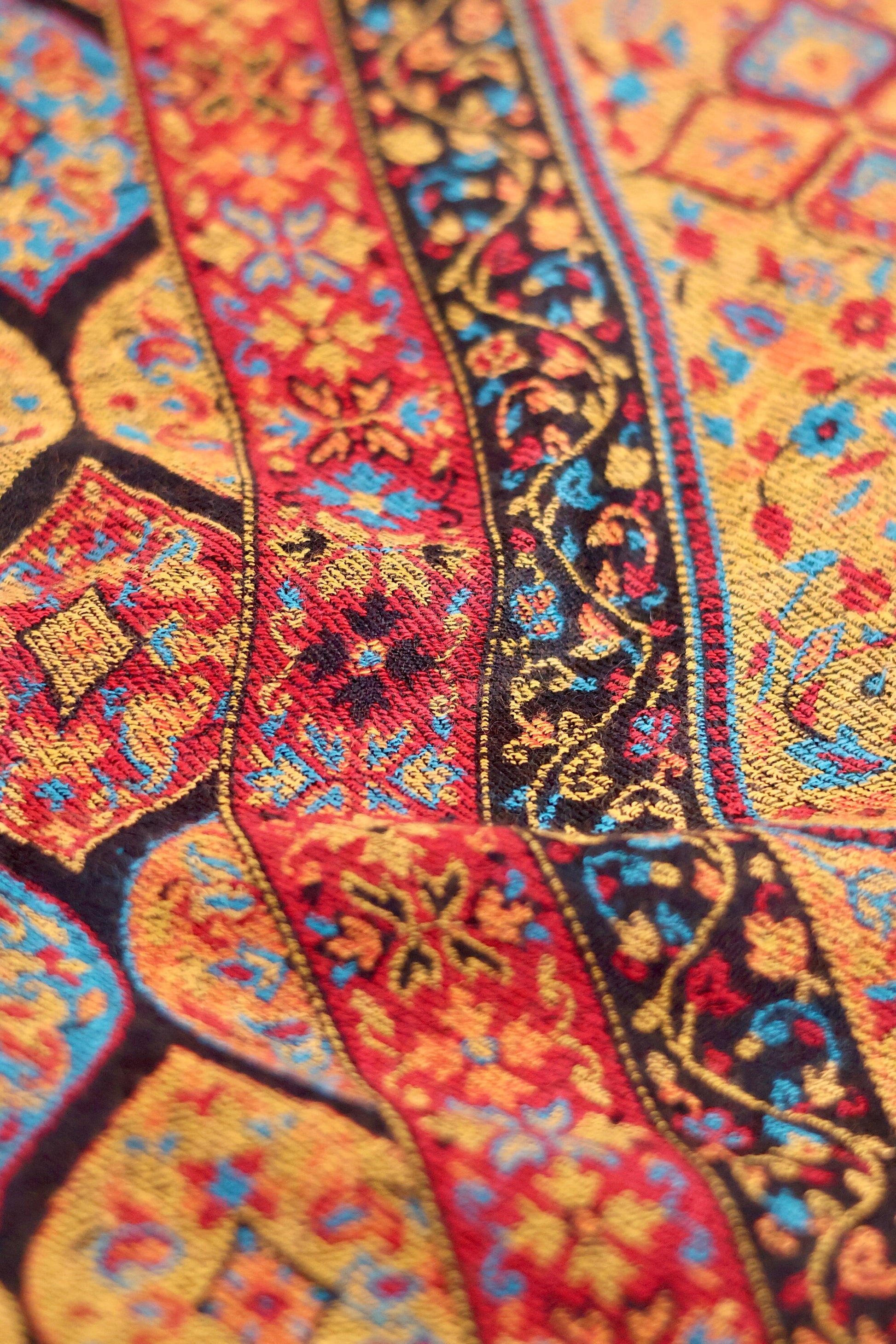 Pashmina Cashmere Shawl, Kalamkari Embroidery Kashmiri Pashmina Silk Shawl, Premium Cashmere Shawl, Soft & Warm Shawls, Christmas Gift