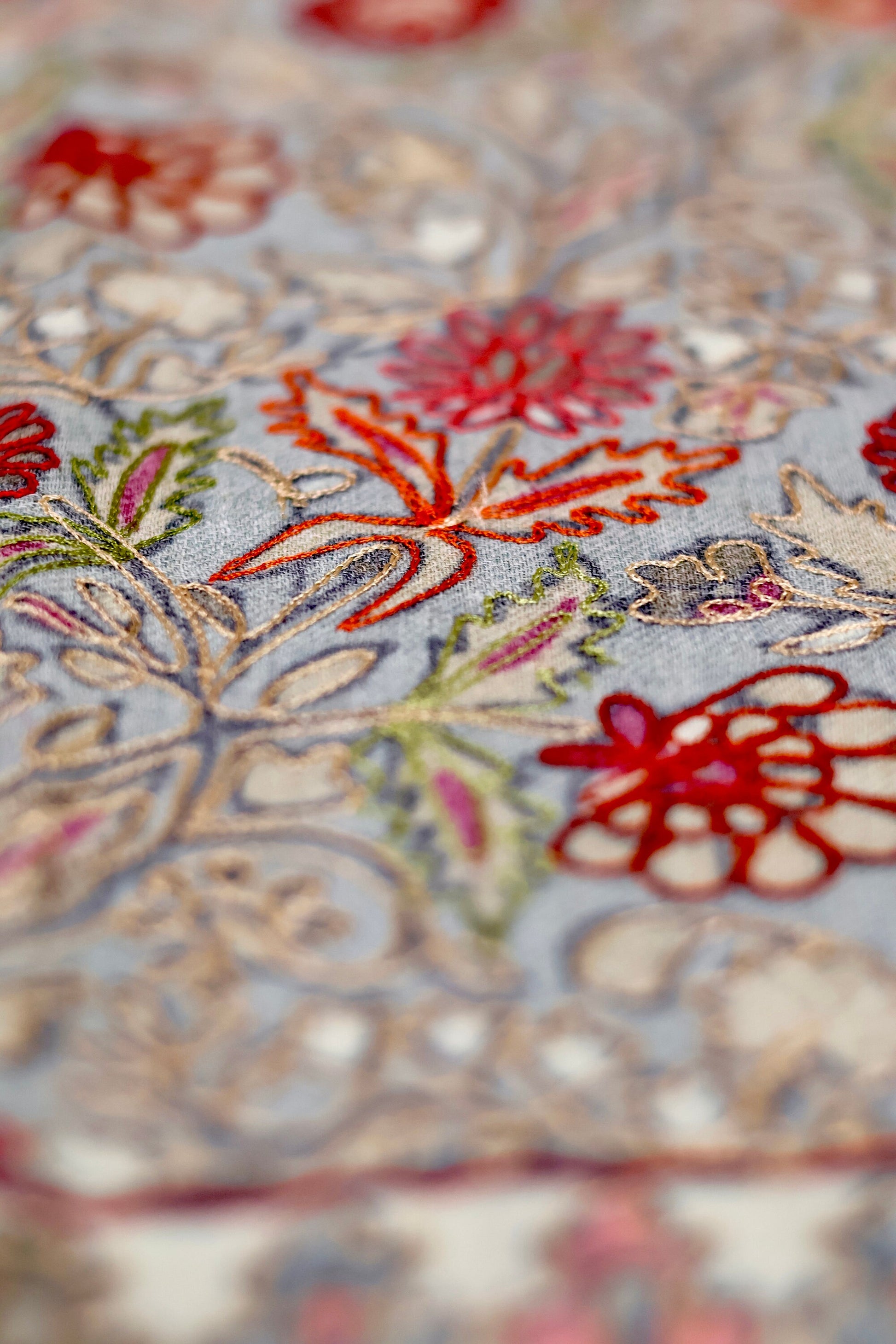 Handmade Kani Pashmina Cashmere Shawl, Embroidery Kashmiri Pashmina Silk Shawl, Premium Cashmere Shawl, Soft & Warm Shawls, Christmas Gift