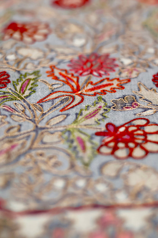 Handmade Kani Pashmina Cashmere Shawl, Embroidery Kashmiri Pashmina Silk Shawl, Premium Cashmere Shawl, Soft & Warm Shawls, Christmas Gift