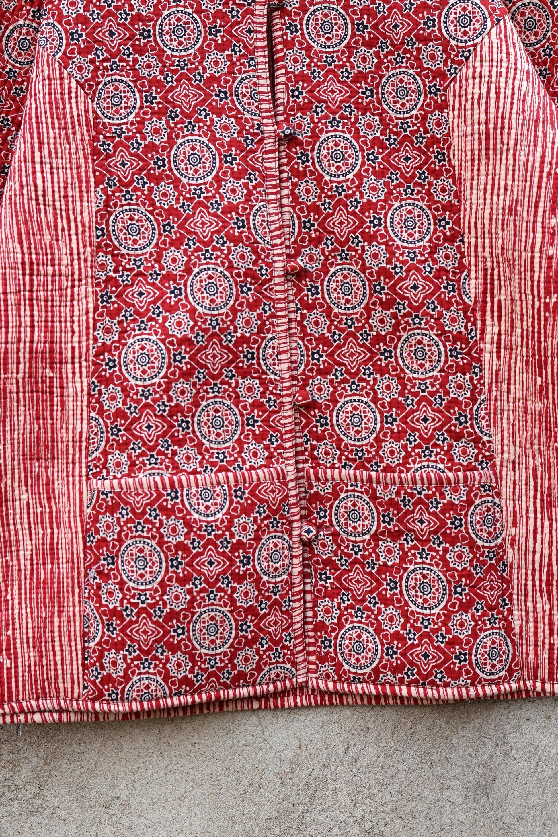 Trendy Cotton Handmade Kantha Quilted Jacket, Reversible Women's Soft Coat, Kimono Indian Vintage Boho Robe, Spring Jacket Gift for Her