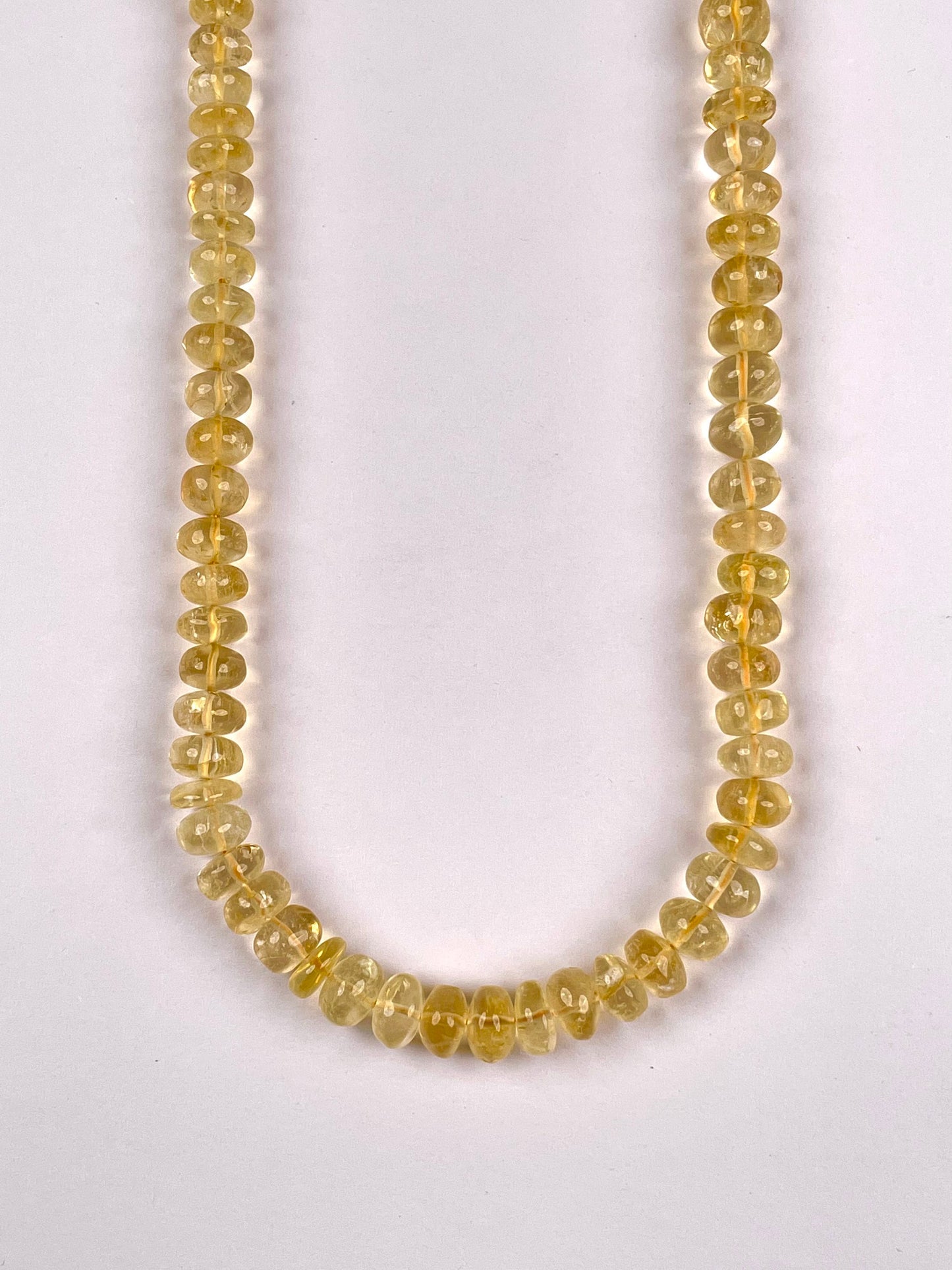 Natural Citrine, Rondelle Beads