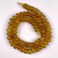 Yellow Onyx Rondelle Beads