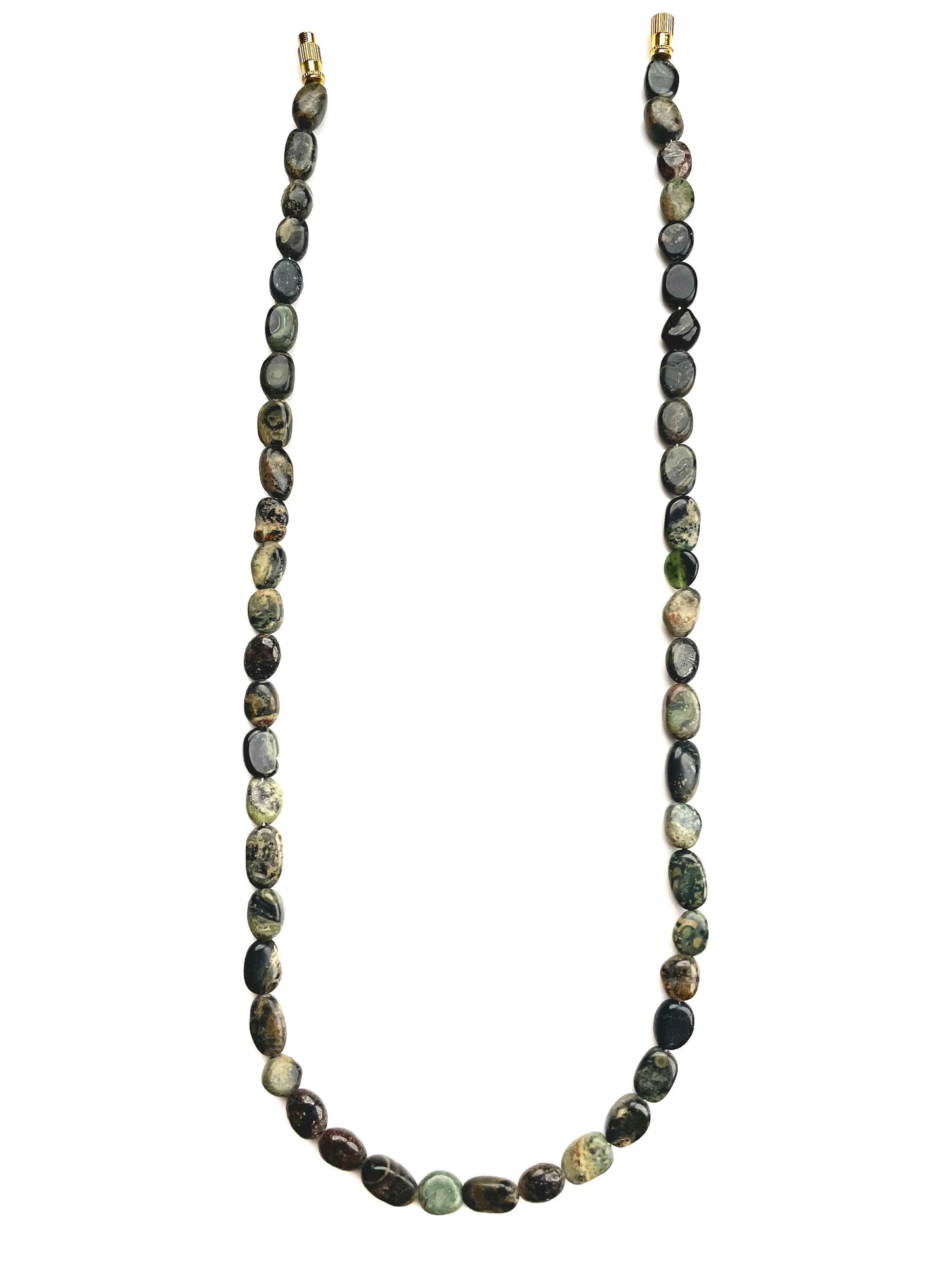 Genuine Kambaba Jasper Oval Beads