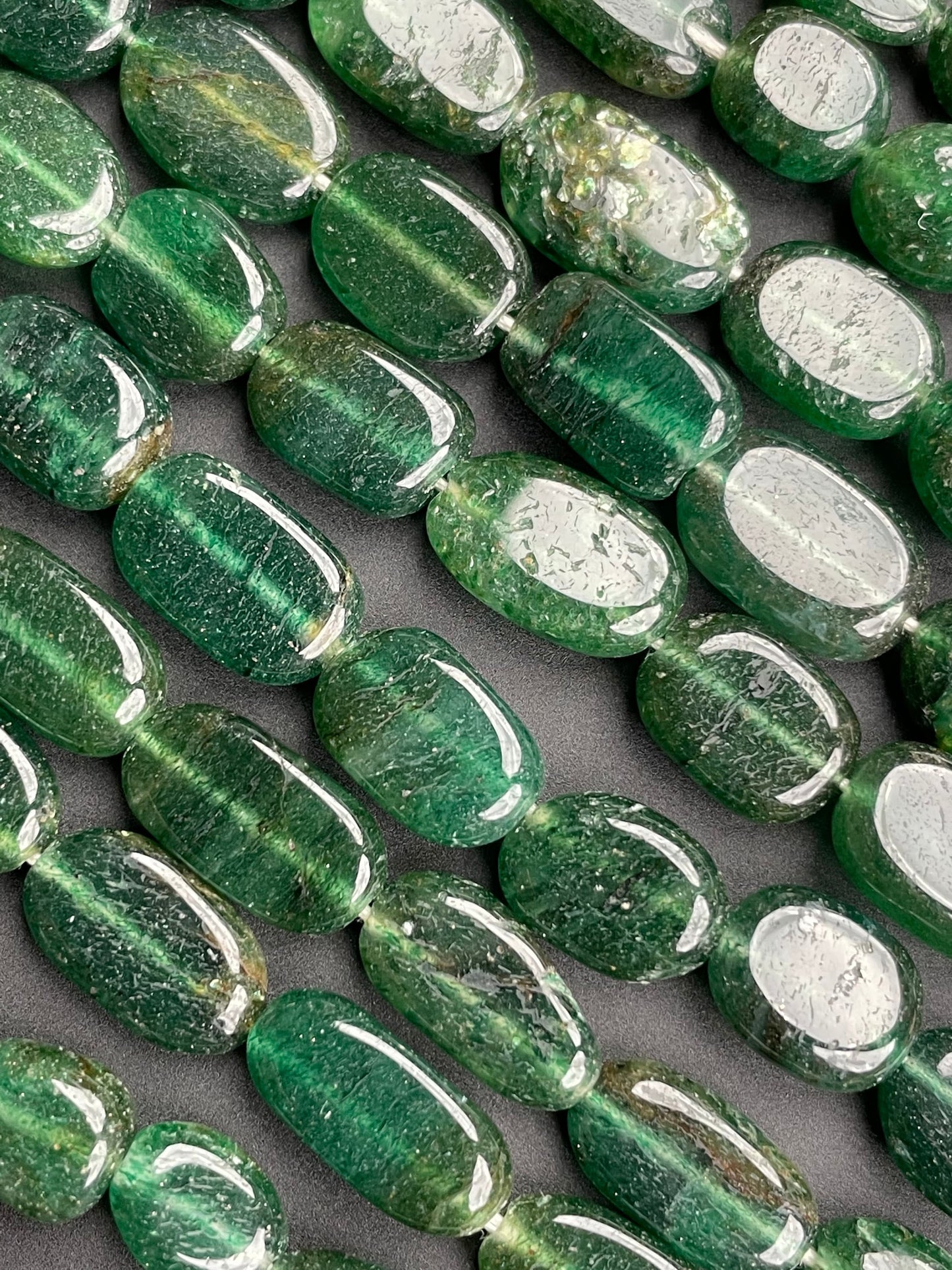 Mica Oval Beads