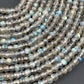 Labradorite Faceted Rondelle Beads