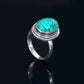 Jewelry Turquoise Oval Ring