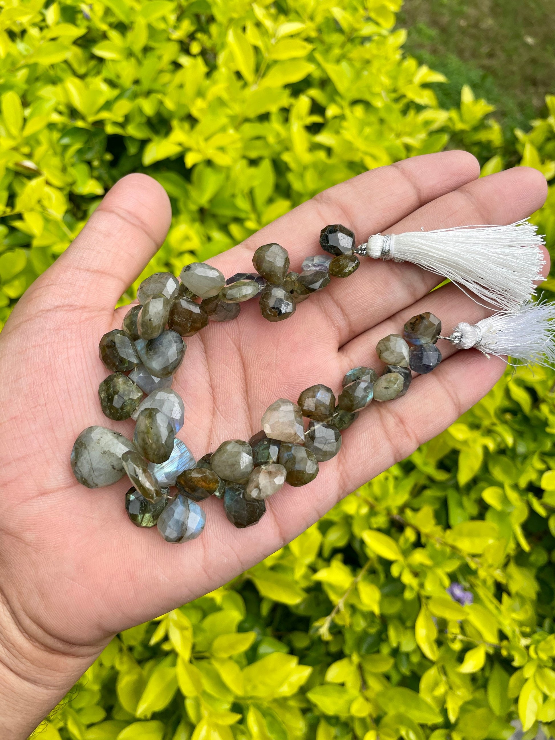 Heart Shape Briolette Beads