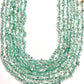 Green Amethyst Nugget Beads