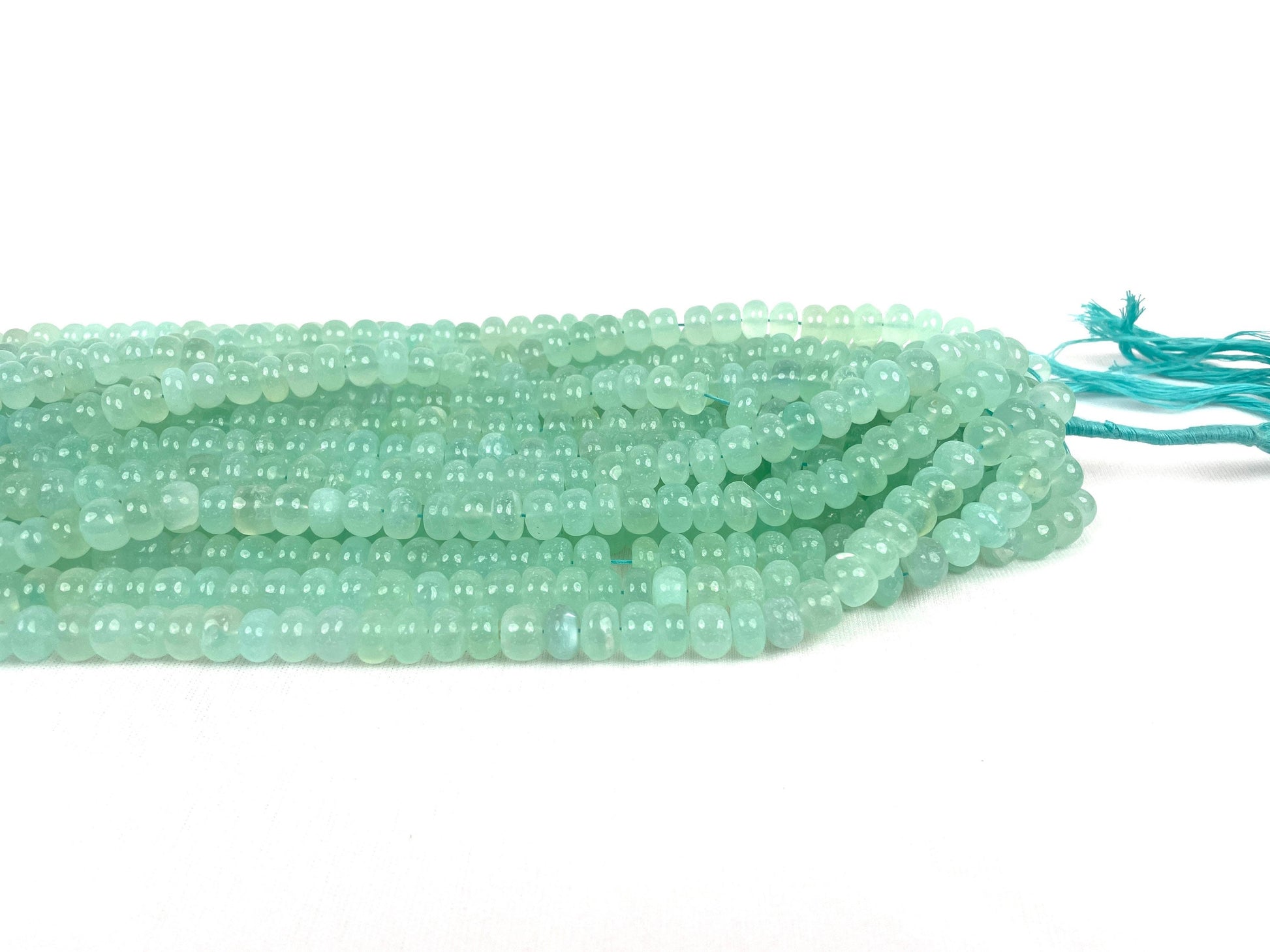 Green Onyx Rondelle Beads