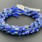 Natural Blue Lapis Lazuli Faceted Oval Beads
