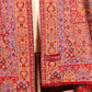 Red Pashmina Cashmere Shawl, Kalamkari Embroidery Kashmiri Pashmina Silk Shawl, Premium Cashmere Shawl, Soft & Warm Shawls, Christmas Gift