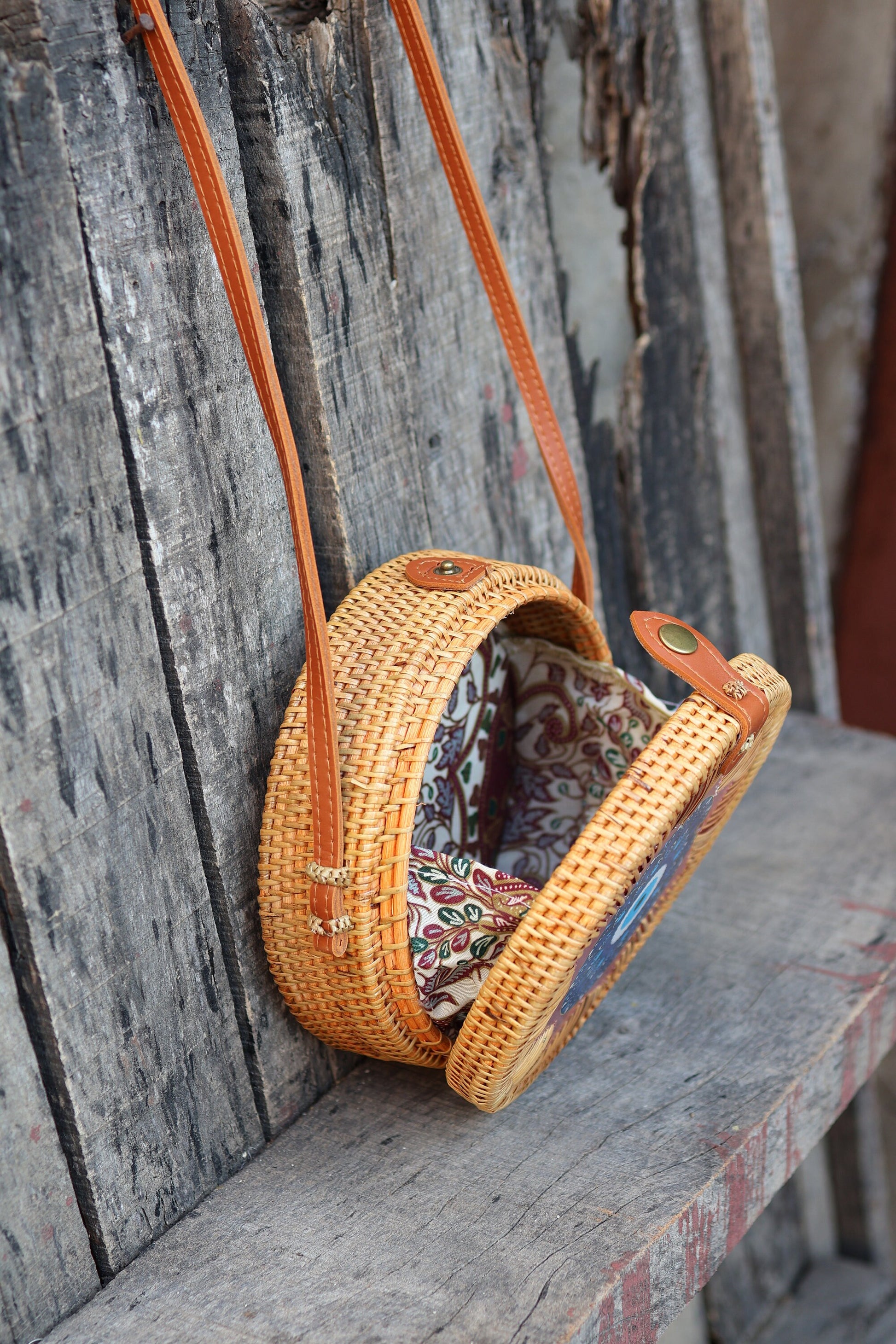 Round Rattan Bags, Bali Bag, Braided Straw Bag, Woven Crossbody Purse, Bali Sling Bags, Bohemian Rattan Bags, Gift for her