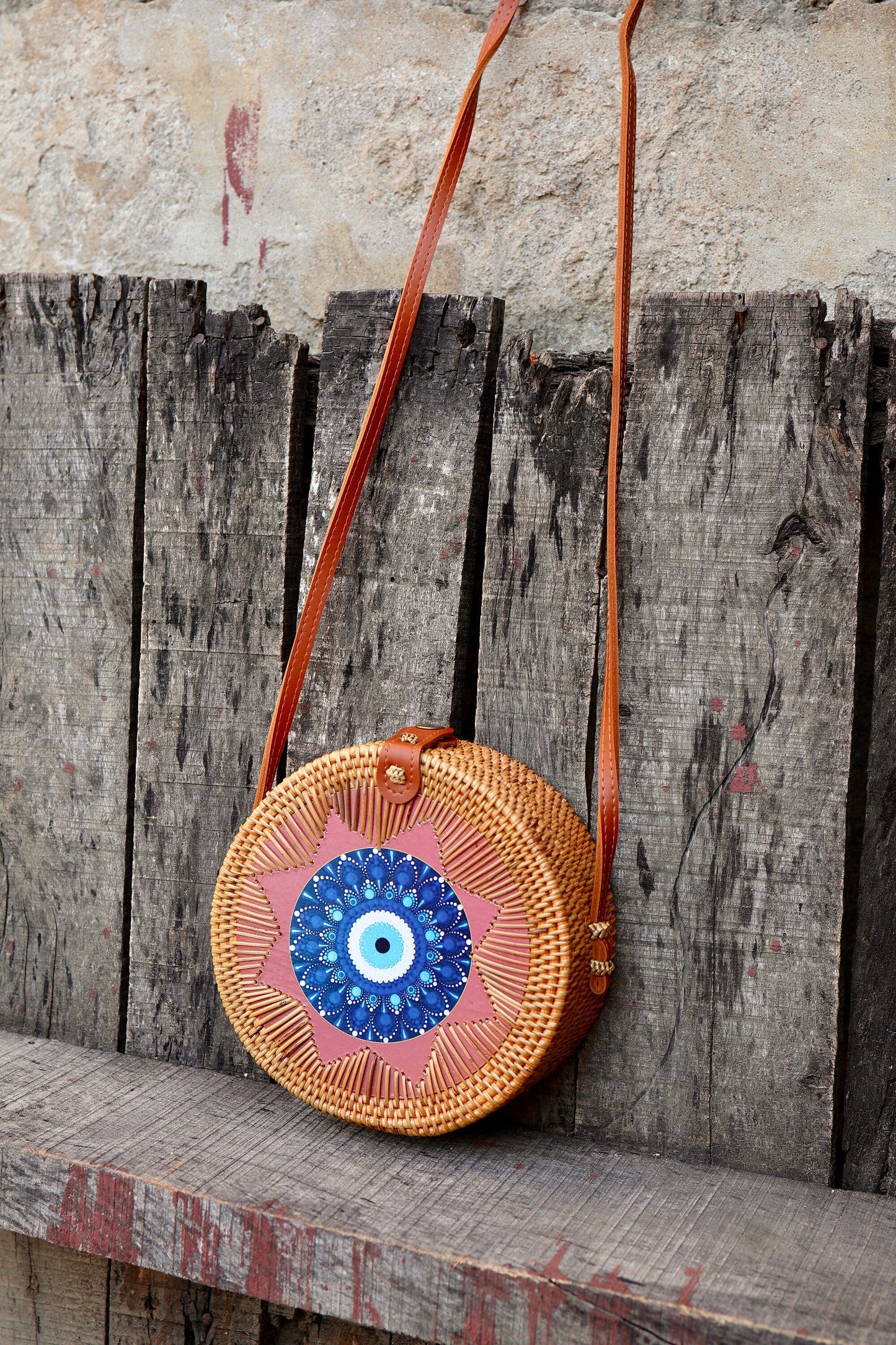 Round Rattan Bags, Bali Bag, Braided Straw Bag, Woven Crossbody Purse, Bali Sling Bags, Bohemian Rattan Bags, Gift for her