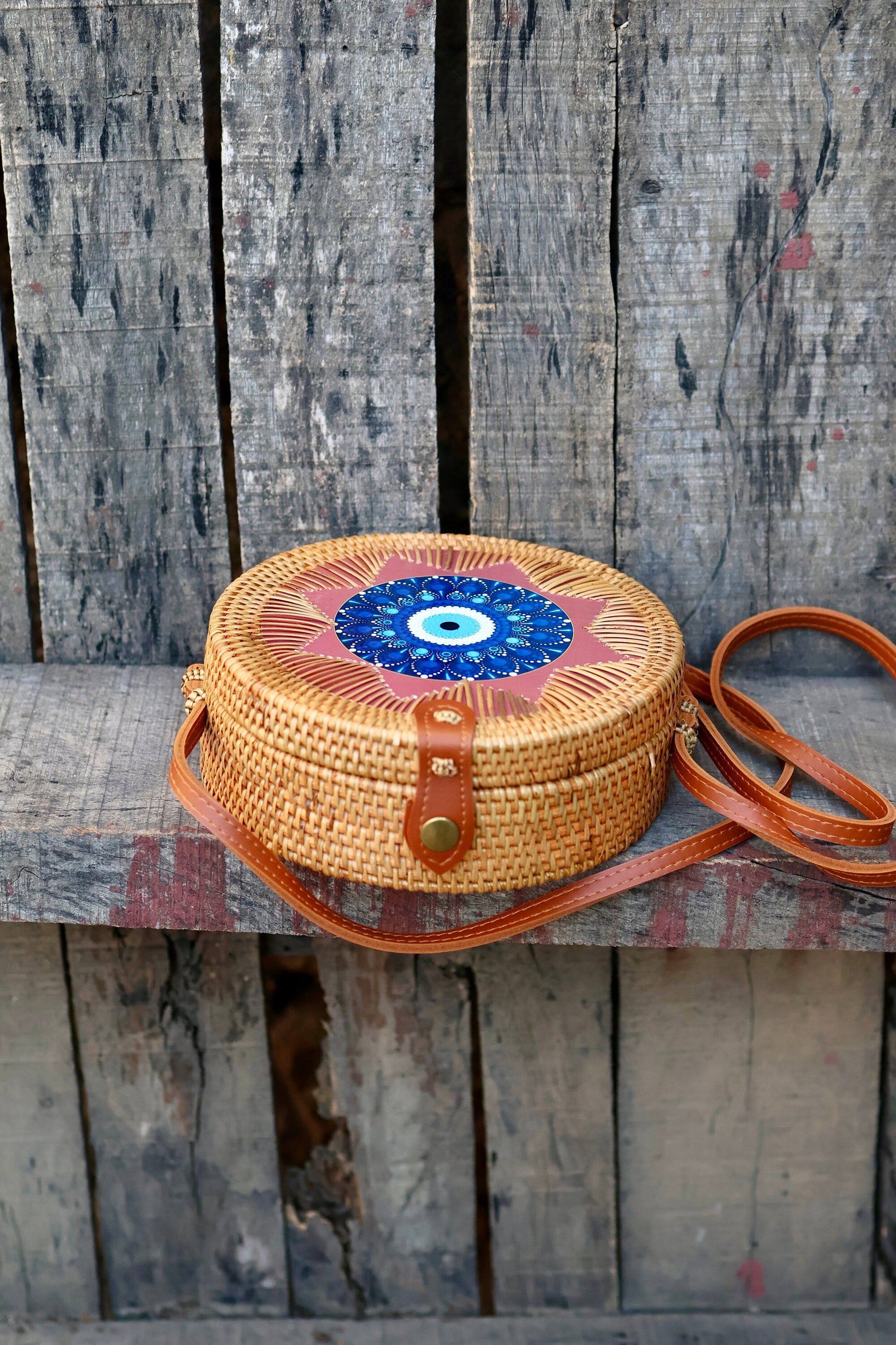 Round Rattan Bags, Bali Bag, Braided Straw Bag, Woven Crossbody Purse, Bali Sling Bags, Bohemian Rattan Bags, Gift for her