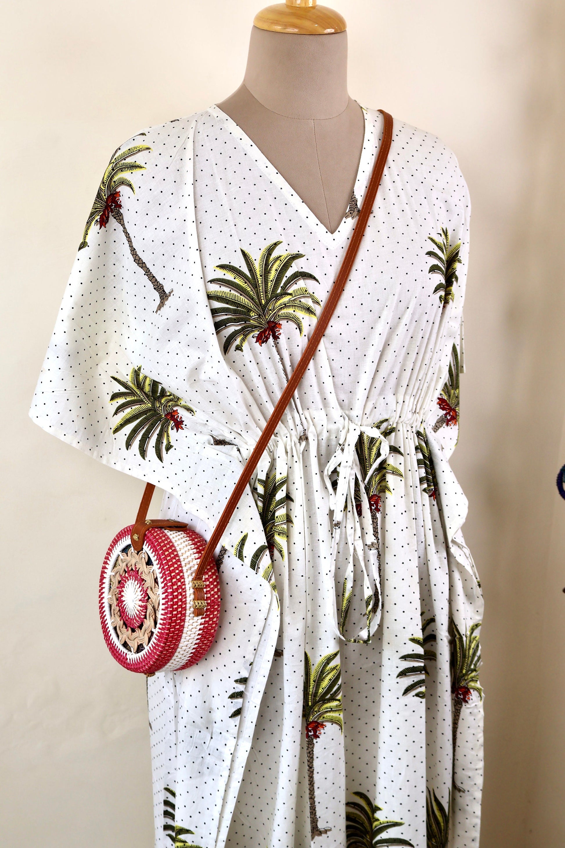 Round Rattan Bag with Braid Pattern, Bali Bags, Handwoven Crossbody Purse, Braided Straw Bag, Bali Sling Bags Rattan Bags Gift for her